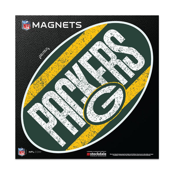Green Bay Packers VINTAGE Outdoor Magnets 6" x 6"