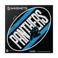Carolina Panthers VINTAGE Outdoor Magnets 6" x 6"