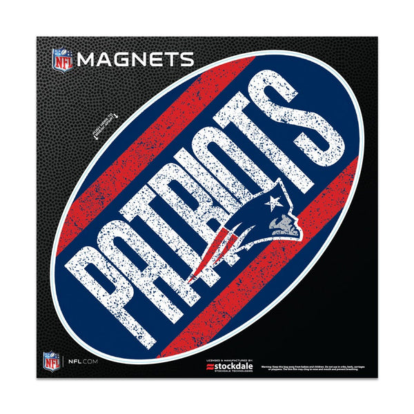New England Patriots VINTAGE Outdoor Magnets 6" x 6"