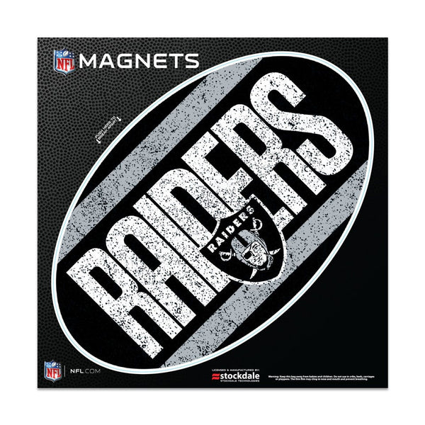 Las Vegas Raiders VINTAGE Outdoor Magnets 6" x 6"
