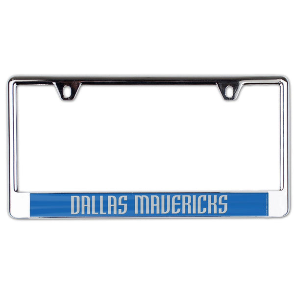 Dallas Mavericks Lic Plate Frame B/O Printed
