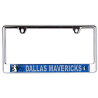 Dallas Mavericks MEGA Lic Plate Frame B/O Printed