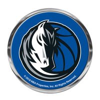 Dallas Mavericks Chrome Metal Domed Emblem