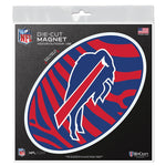 Buffalo Bills ZEBRA Outdoor Magnets 6" x 6"