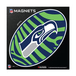 Seattle Seahawks ZEBRA Outdoor Magnets 6" x 6"