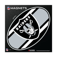 Las Vegas Raiders STRIPES Outdoor Magnets 6" x 6"