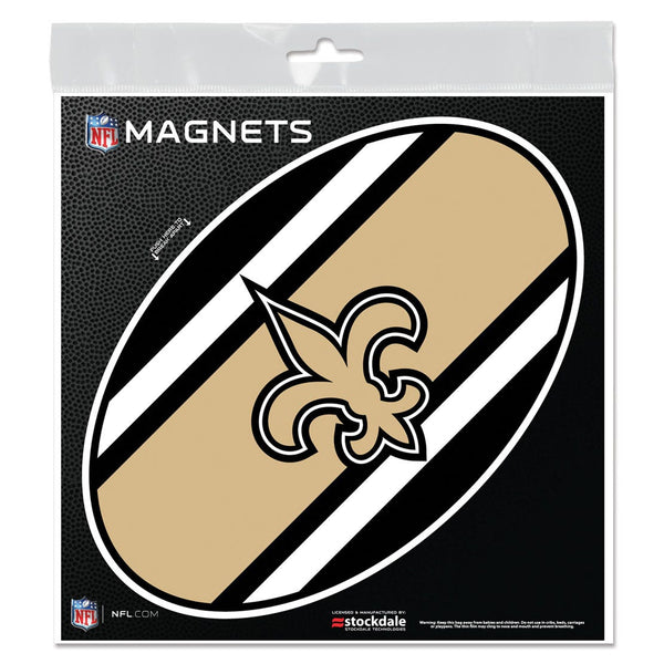 New Orleans Saints STRIPES Outdoor Magnets 6" x 6"