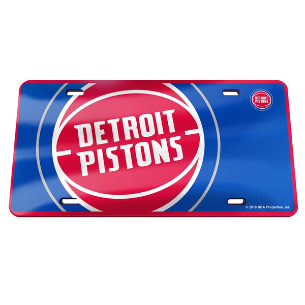 Detroit Pistons MEGA Specialty Acrylic License Plate