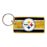 Pittsburgh Steelers VINTAGE Keychain Rectangle