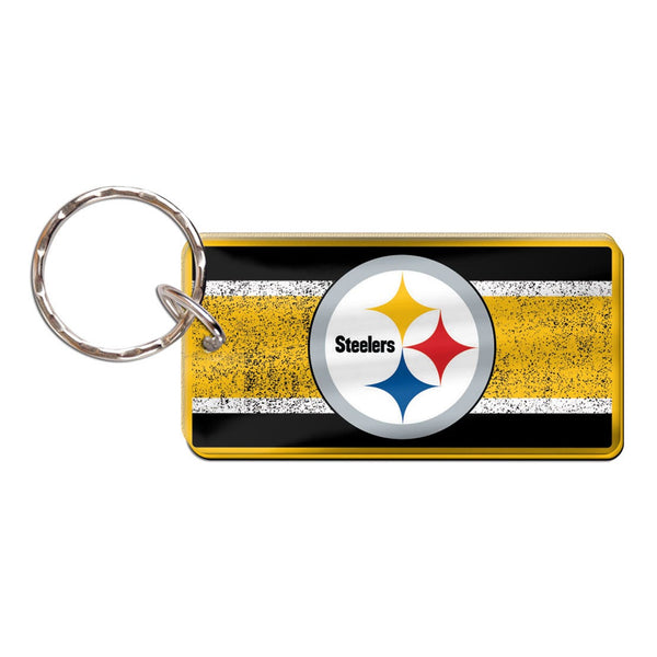 Pittsburgh Steelers VINTAGE Keychain Rectangle