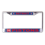Detroit Pistons MEGA Lic Plt Frame S/L Printed