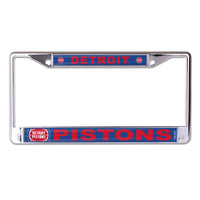 Detroit Pistons MEGA Lic Plt Frame S/L Printed