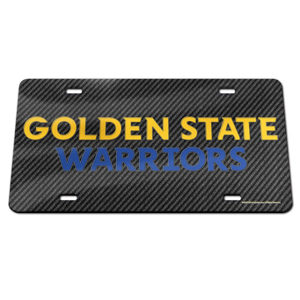 Golden State Warriors Specialty Acrylic License Plate
