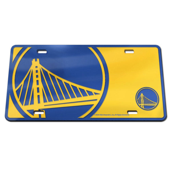 Golden State Warriors Specialty Acrylic License Plate