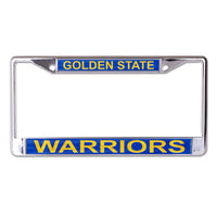 Golden State Warriors GLITTER Lic Plt Frame S/L Printed