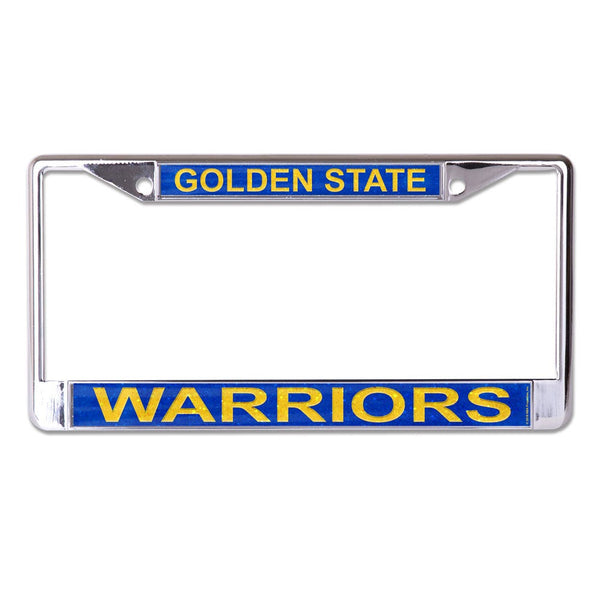 Golden State Warriors GLITTER Lic Plt Frame S/L Printed