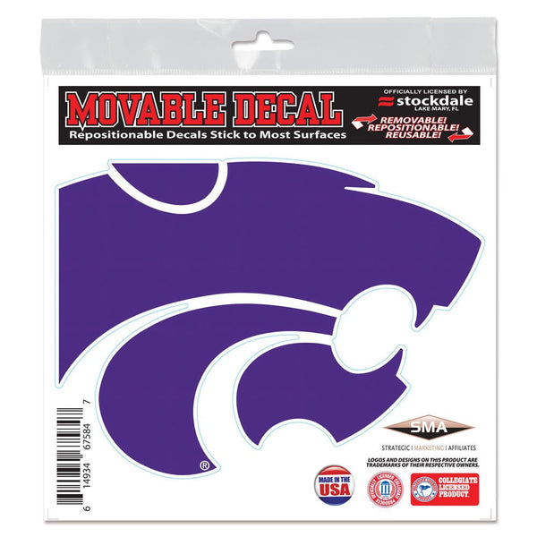 Kansas State Wildcats All Surface Decal 6" x 6"