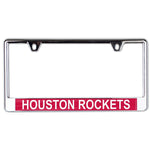 Houston Rockets Lic Plate Frame B/O Printed