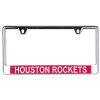 Houston Rockets Lic Plate Frame B/O Printed