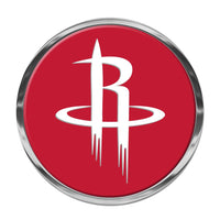 Houston Rockets Chrome Metal Domed Emblem