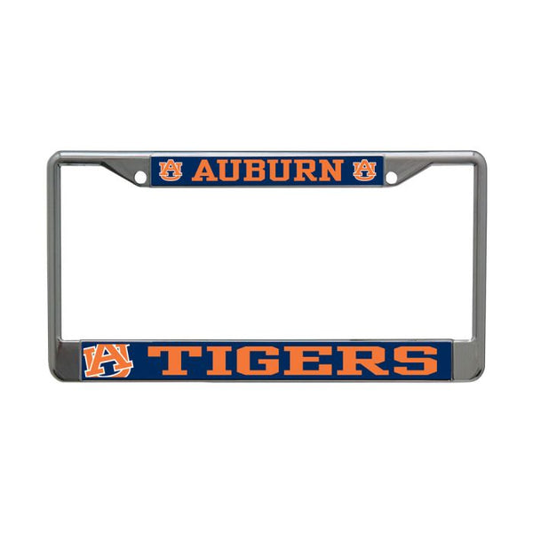 Wholesale-Auburn Tigers MEGA Lic Plt Frame S/L Printed