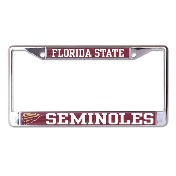 Wholesale-Florida State Seminoles MEGA Lic Plt Frame S/L Printed