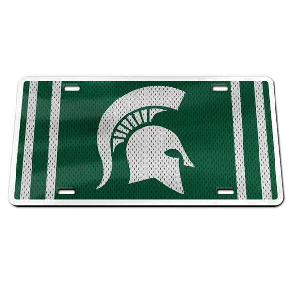 Wholesale-Michigan State Spartans JERSEY Specialty Acrylic License Plate