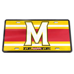 Wholesale-Maryland Terrapins STRIPES Specialty Acrylic License Plate