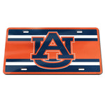 Wholesale-Auburn Tigers STRIPES Specialty Acrylic License Plate