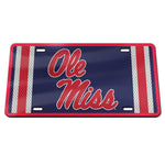 Wholesale-Ole Miss Rebels JERSEY Specialty Acrylic License Plate