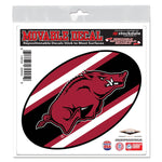 Arkansas Razorbacks STRIPES All Surface Decal 6" x 6"