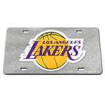 Los Angeles Lakers GLITTER Specialty Acrylic License Plate