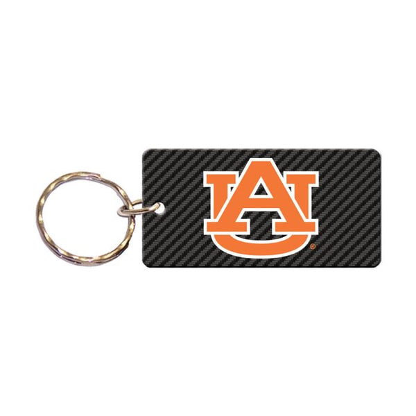 Wholesale-Auburn Tigers CARBON Keychain Rectangle