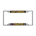 Wholesale-East Carolina Pirates MEGA Lic Plt Frame S/S Printed