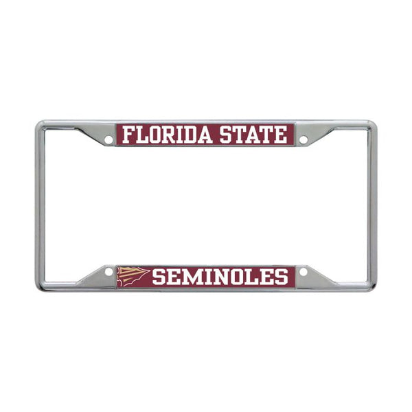 Wholesale-Florida State Seminoles MEGA Lic Plt Frame S/S Printed