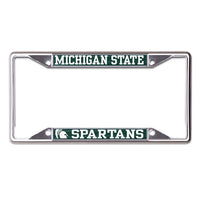 Wholesale-Michigan State Spartans MEGA Lic Plt Frame S/S Printed