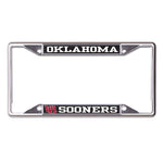 Wholesale-Oklahoma Sooners MEGA Lic Plt Frame S/S Printed