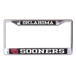 Wholesale-Oklahoma Sooners Lic Plt Frame S/L Printed