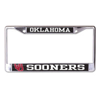 Wholesale-Oklahoma Sooners Lic Plt Frame S/L Printed