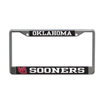 Wholesale-Oklahoma Sooners MEGA Lic Plt Frame S/L Printed