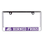 Wholesale-TCU Horned Frogs MEGA Lic Plate Frame B/O Printed