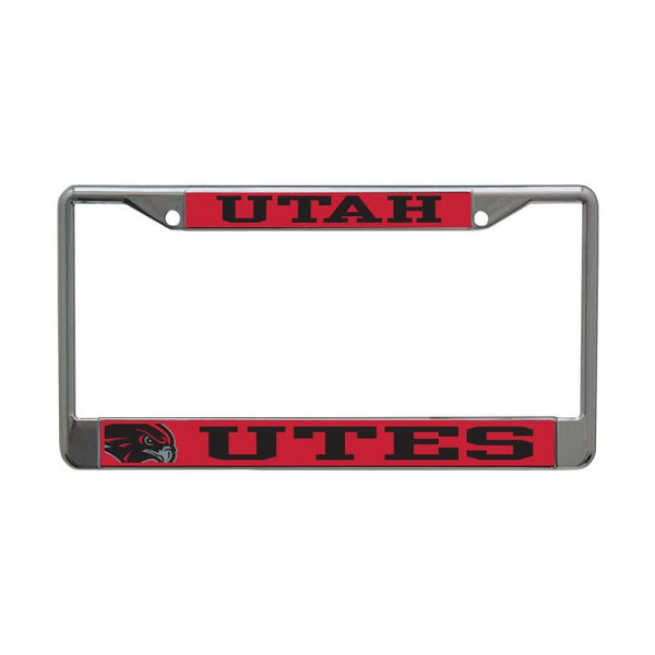 Wholesale-Utah Utes MEGA Lic Plt Frame S/L Printed