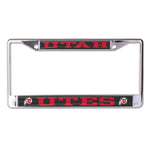 Wholesale-Utah Utes CARBON Lic Plt Frame S/L Printed