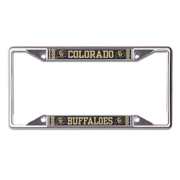 Wholesale-Colorado Buffaloes JERSEY Lic Plt Frame S/S Printed