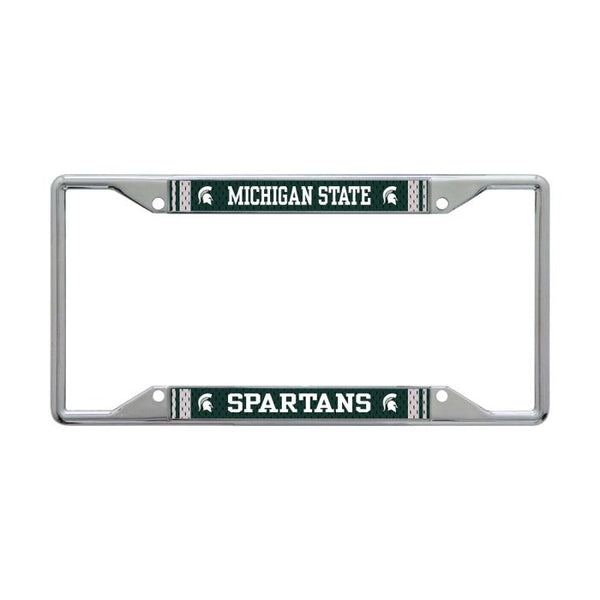 Wholesale-Michigan State Spartans JERSEY Lic Plt Frame S/S Printed