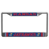 Wholesale-Kansas Jayhawks JERSEY Lic Plt Frame S/L Printed