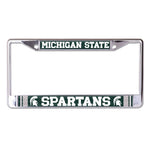 Wholesale-Michigan State Spartans JERSEY Lic Plt Frame S/L Printed