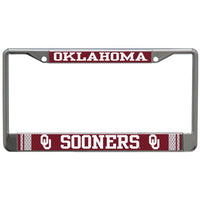 Wholesale-Oklahoma Sooners JERSEY Lic Plt Frame S/L Printed