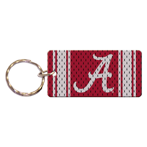 Alabama Crimson Tide JERSEY Keychain Rectangle
