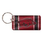Arkansas Razorbacks JERSEY Keychain Rectangle